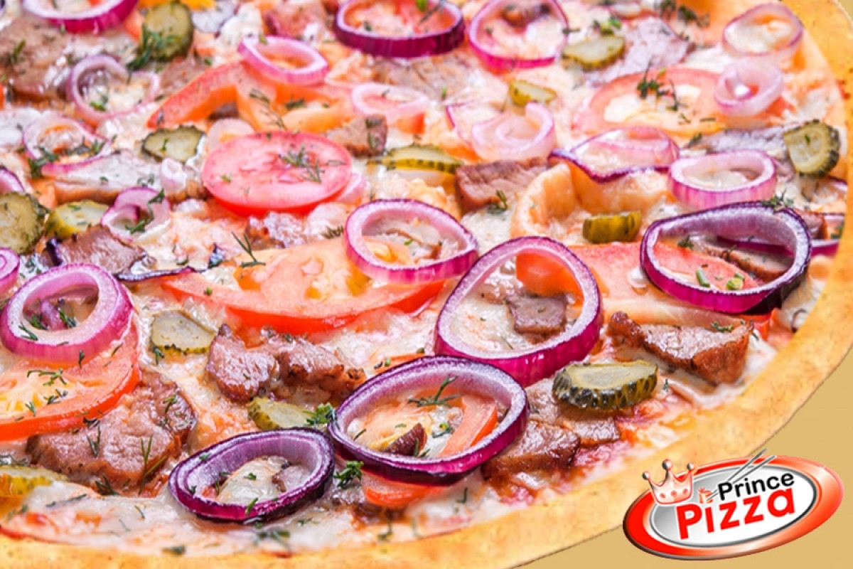 Prince pizza первомайская ул 3а королев фото Пицца Шашлычная свиная в г. Королёве в Принц Пицца с доставкой